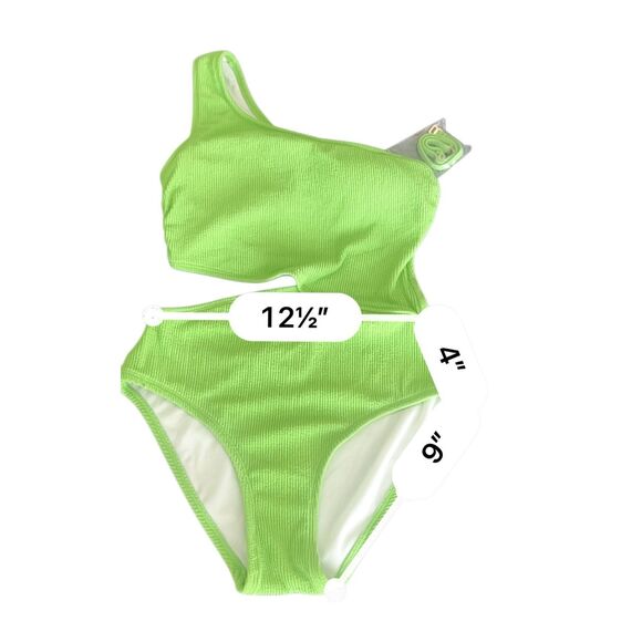 Michael Kors One Shoulder Bikini swimsuit Set size L - Picture 6 of 6